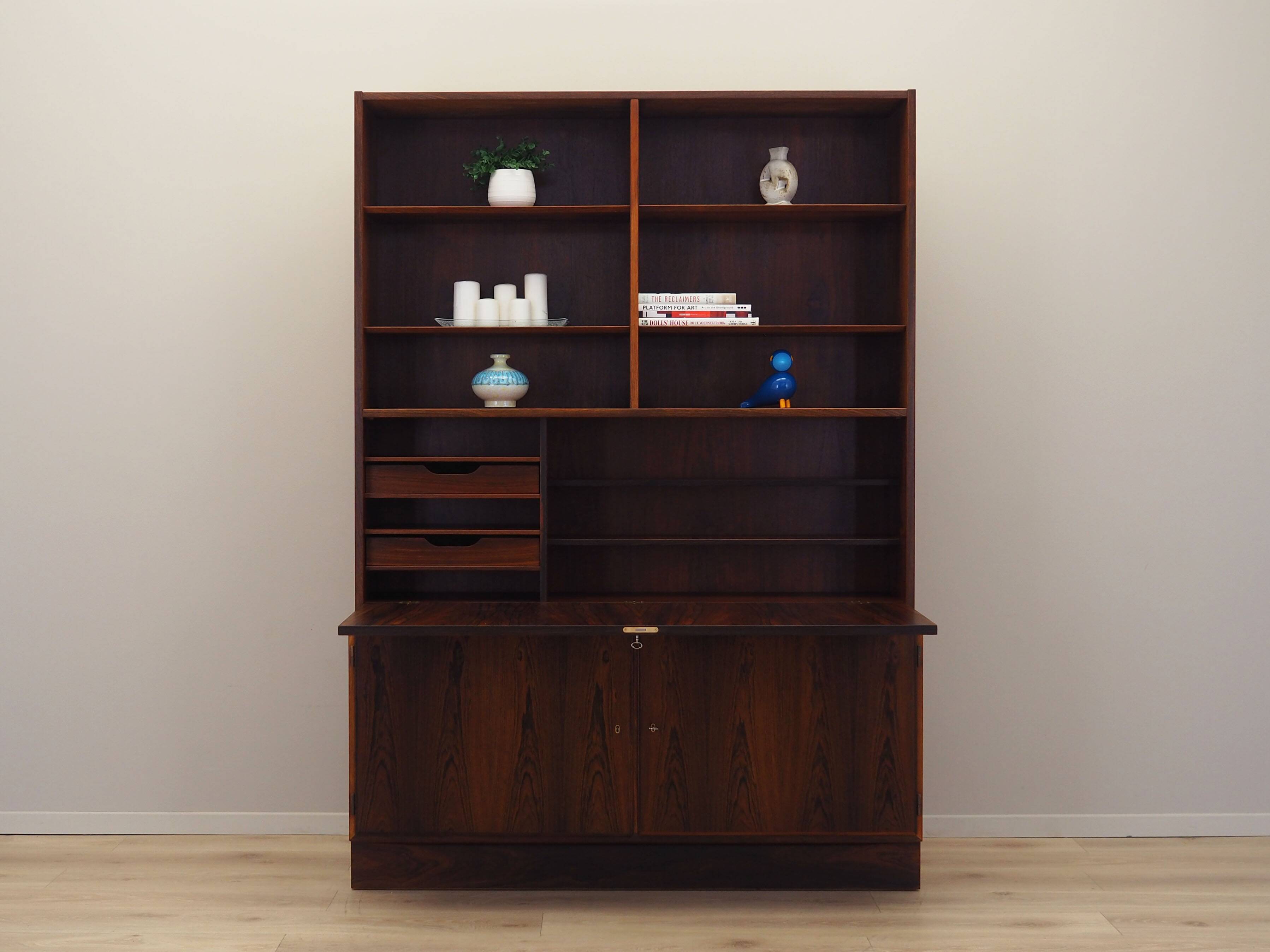 Rosewood bookcase, Danish design, 1970s, designer: Carlo Jensen, production: Hundevad