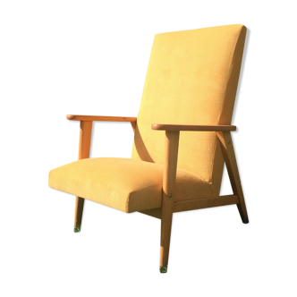 Vintage chair feet yellow compass - 60s