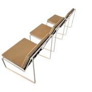 Chaises longues Kho Liang Ie 024 / table basse / Artifort 1962