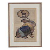 Once upon a time, Bilal Bahir, mixed media, 2020