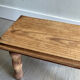 Small bench / wooden stool (bobbin decor) I
