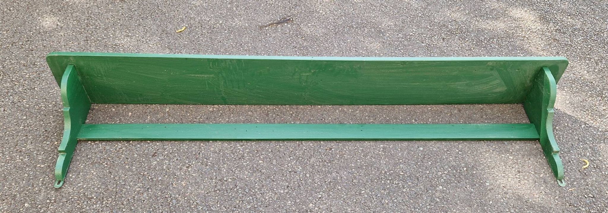 Vintage green shelf