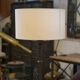 Lampadaire en fer forgé dans le goût des ateliers Marolles 1950’s
