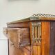 Tuart jean-baptiste ii marquetry wood secretary, stamped