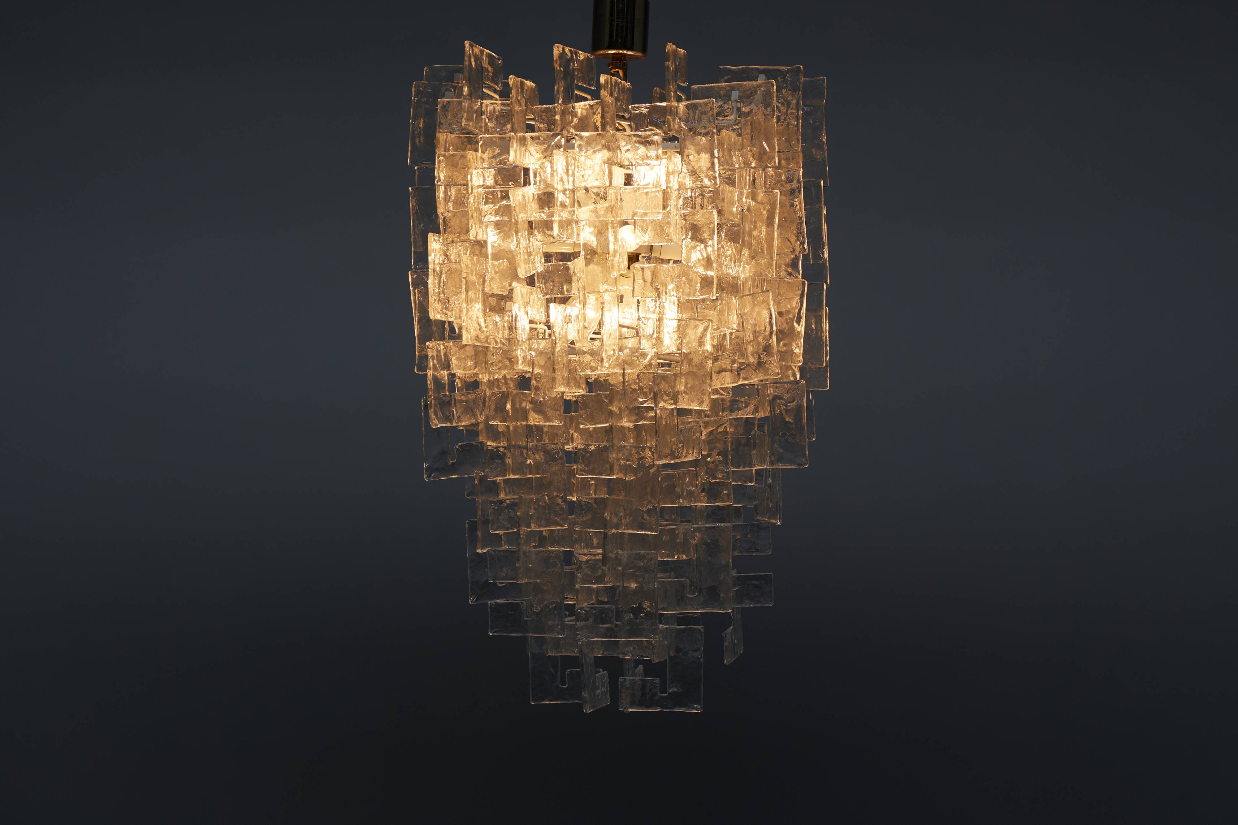 Large Chandelier by Carlo Nason for Mazzega, Italy, 1960s