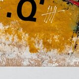 Q, acrylic and collage, Halberstadt,2012