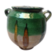 Pot à graisse ancien vernissé vert du SUD OUEST