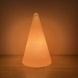 Matte Pink glass SCE Teepee table lamp , 1970’s , France