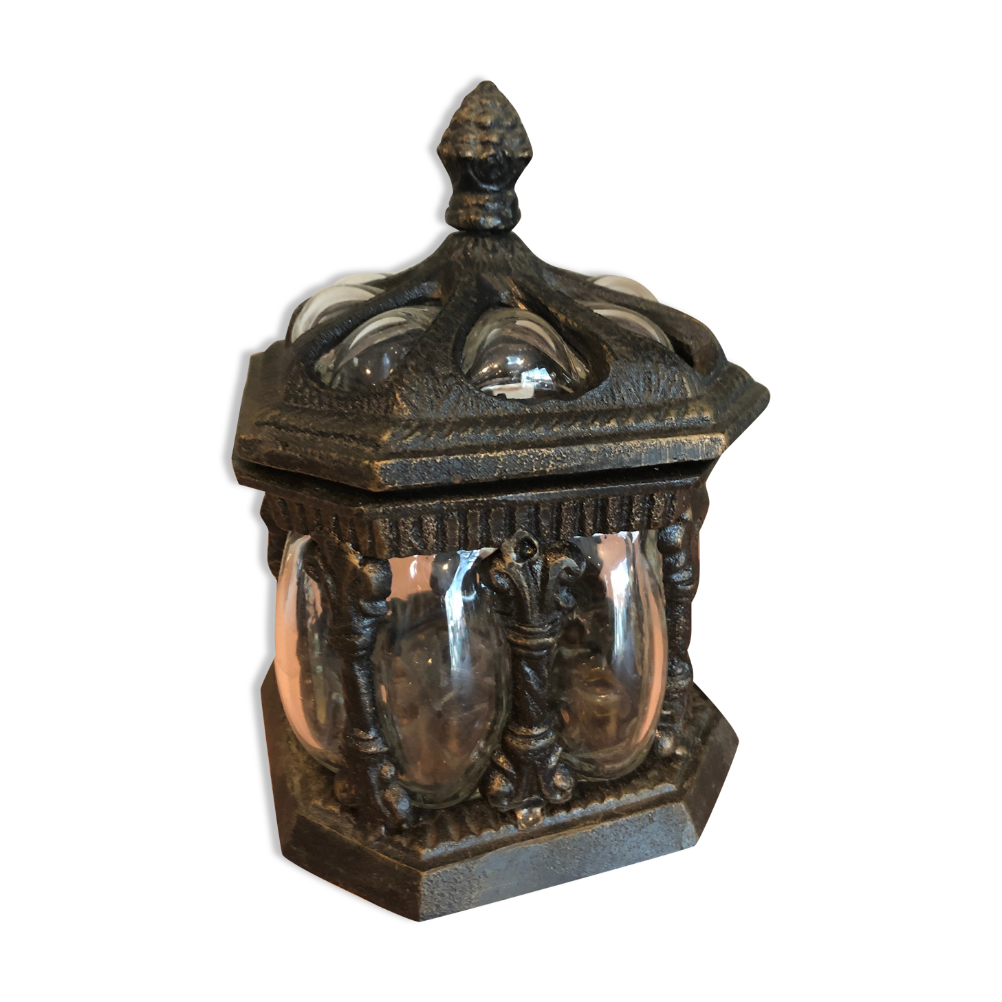 Pretty bulging glass candy