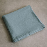Nappe en lin lavé céladon