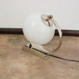 1940s Art Deco lamp | nickel-plated brass + glass | E27 | vintage
