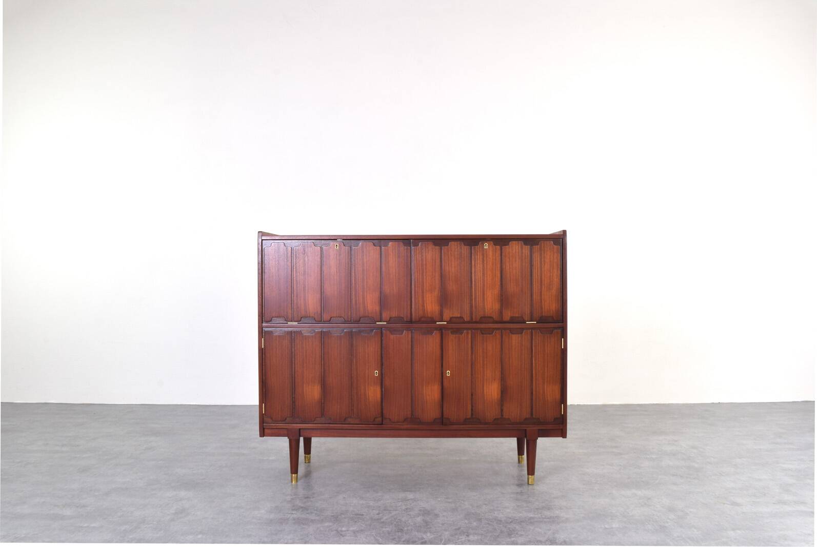 Mid-Century Norwegian Teak Highboard, 1960s.