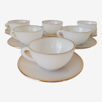 Cup and arcopal saucer