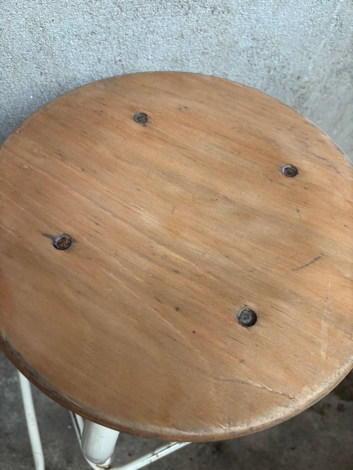 Pair of workshop, bar or industrial stools