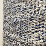 Moroccan Berber carpet Beni Ouarain speckled majorelle blue 2,45x1.56m