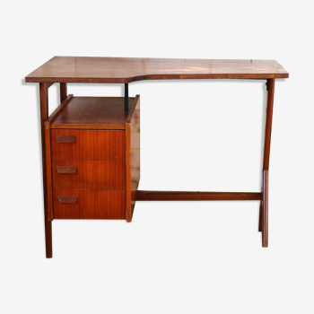 Bureau scandinave vintage pieds compas