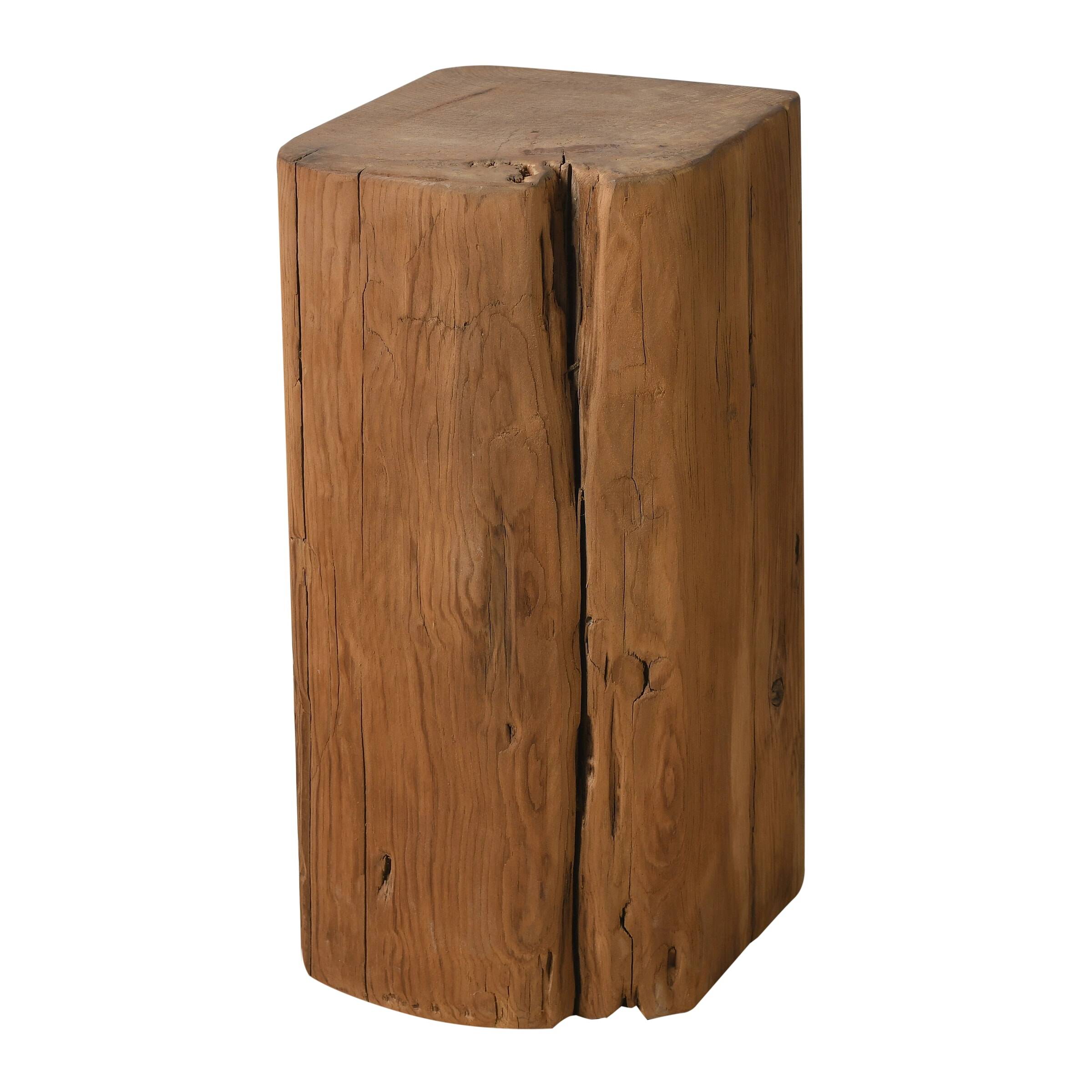 Hechi - Table d’appoint en pin ancien n°3