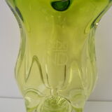 Vase art glass par Josef Hospodka, ancienne tchécoslovaquie, années 1960