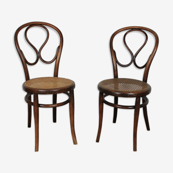 Paire de chaises bistrot charles chevalier