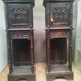 Pair of Gothic credenzas