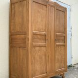 Parisian wardrobe art deco 1930 removable wardrobe beech solid