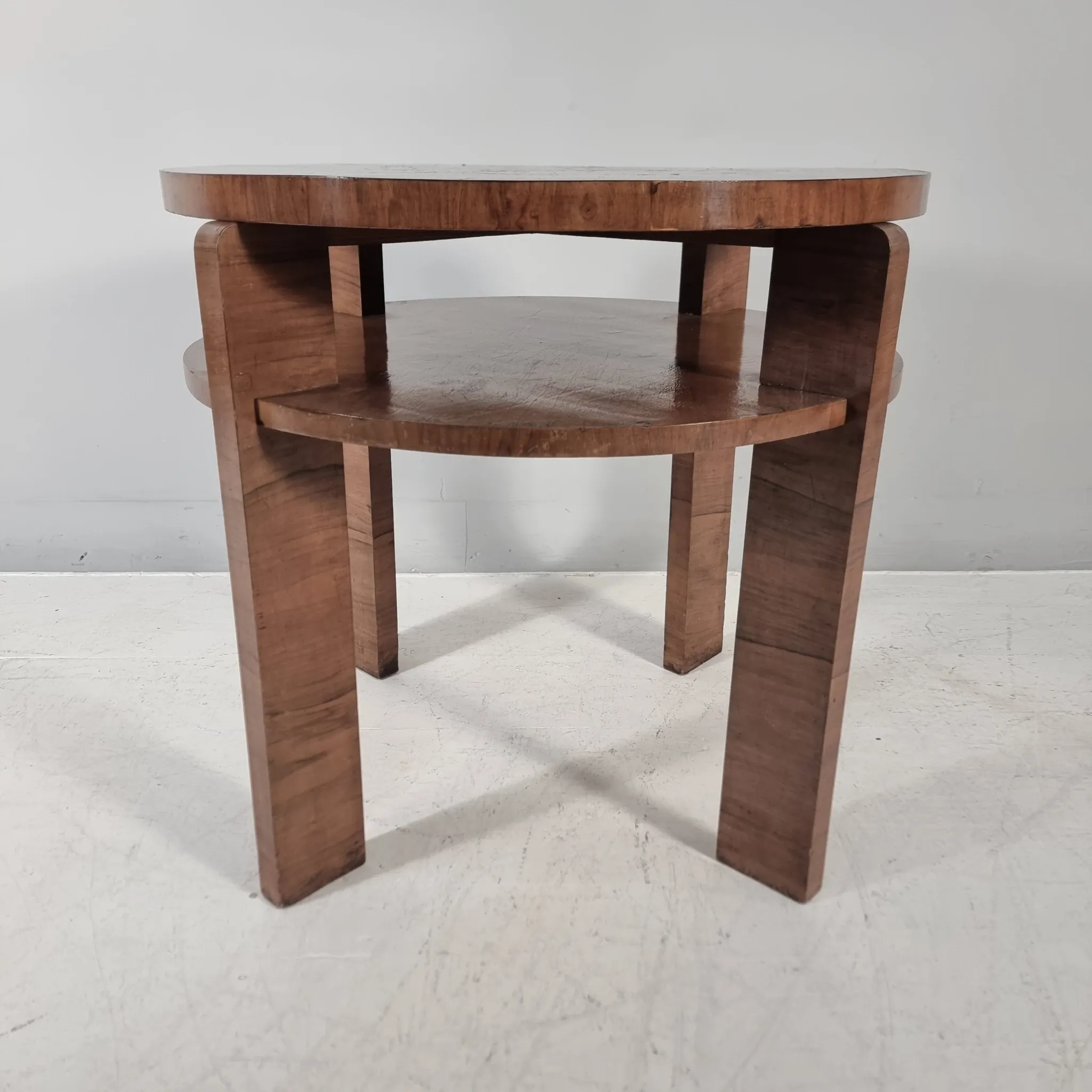 Art Deco Wood Table, 1940s