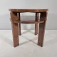 Art Deco Wood Table, 1940s