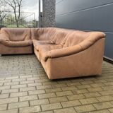 De Sede Ds46 Modulair 5mm Buffel leather NECK Cognac Bruin