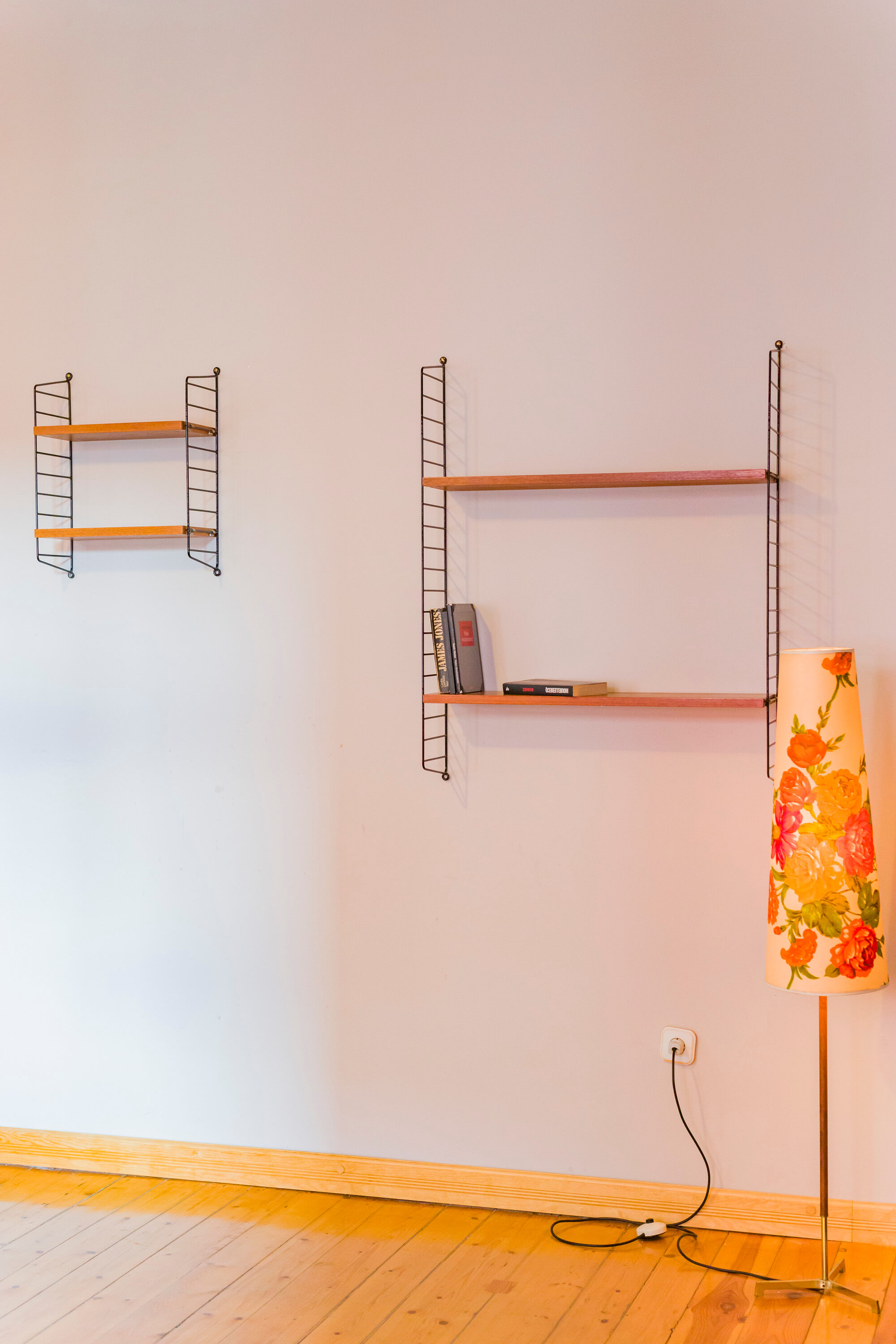 Teak Modular Wall Shelf by Nils Strinning for String, 1960s