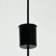 Mid-Century Harvey Guzzini pendant from 1960s. Labeled.