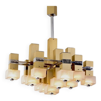 Sciolari 13-light chandelier from the 60s