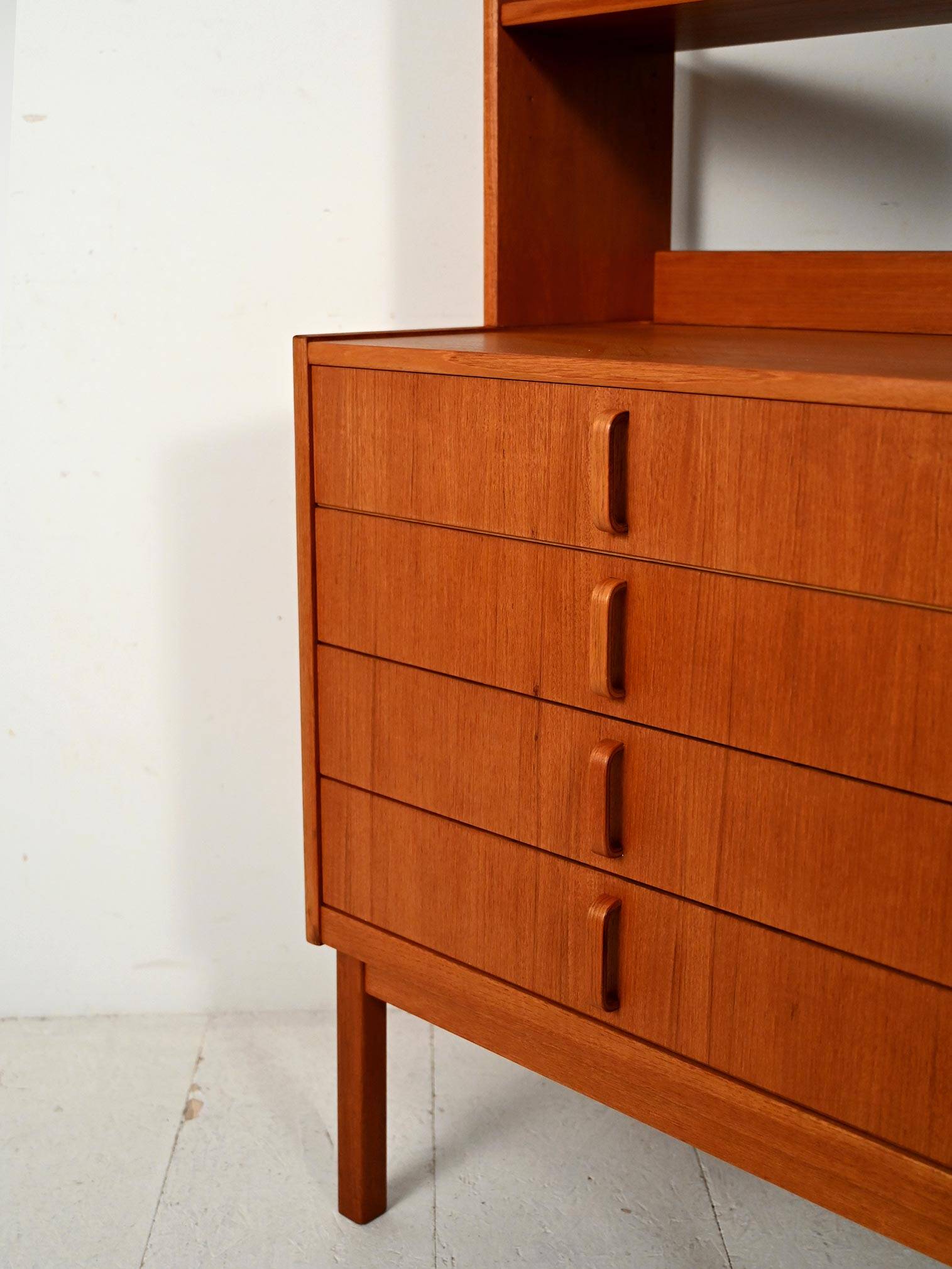 Scandinavian teak bookcase by Bertil Fridhagen for Bodafors, 1960s