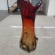 Vintage Murano Style Sommerso Glass Vase – Hand Blown Italian Art Glas