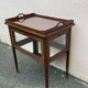 Glass tea table with its tray