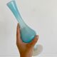 Blue opaline glass soliflore