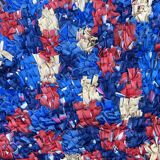 Colorful Boucherouite Moroccan rug - 86 x 152 cm