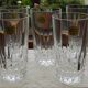 Set of 5 arques crystal orangeade glasses. villandry model.