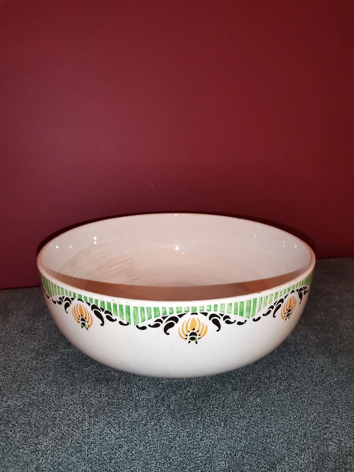 Salad bowl Sarreguemines Maroussia