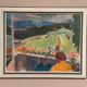 Swedish Oil on Panel – “Balcony View” by John Hedman