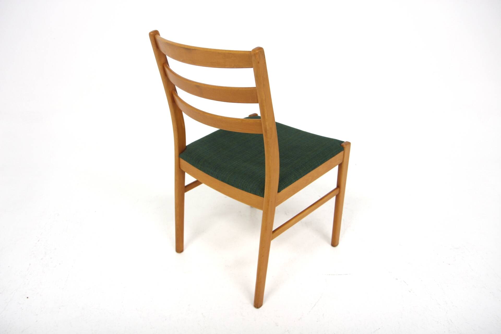 Set of 4 Scandinavian beech chairs, Sweden, 1960