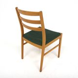 Set of 4 Scandinavian beech chairs, Sweden, 1960