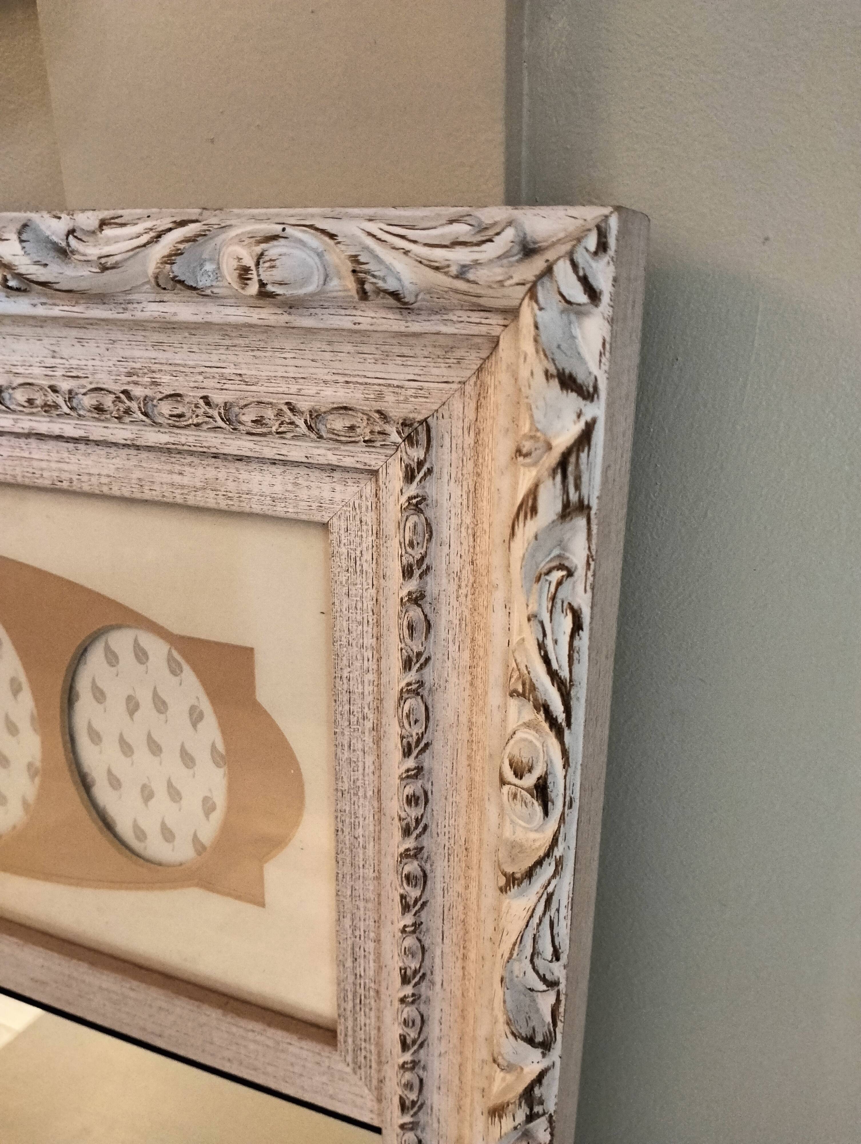 Vintage French Wall Mirror, Vintage Mirror, Shabby Chic Wall Mirror