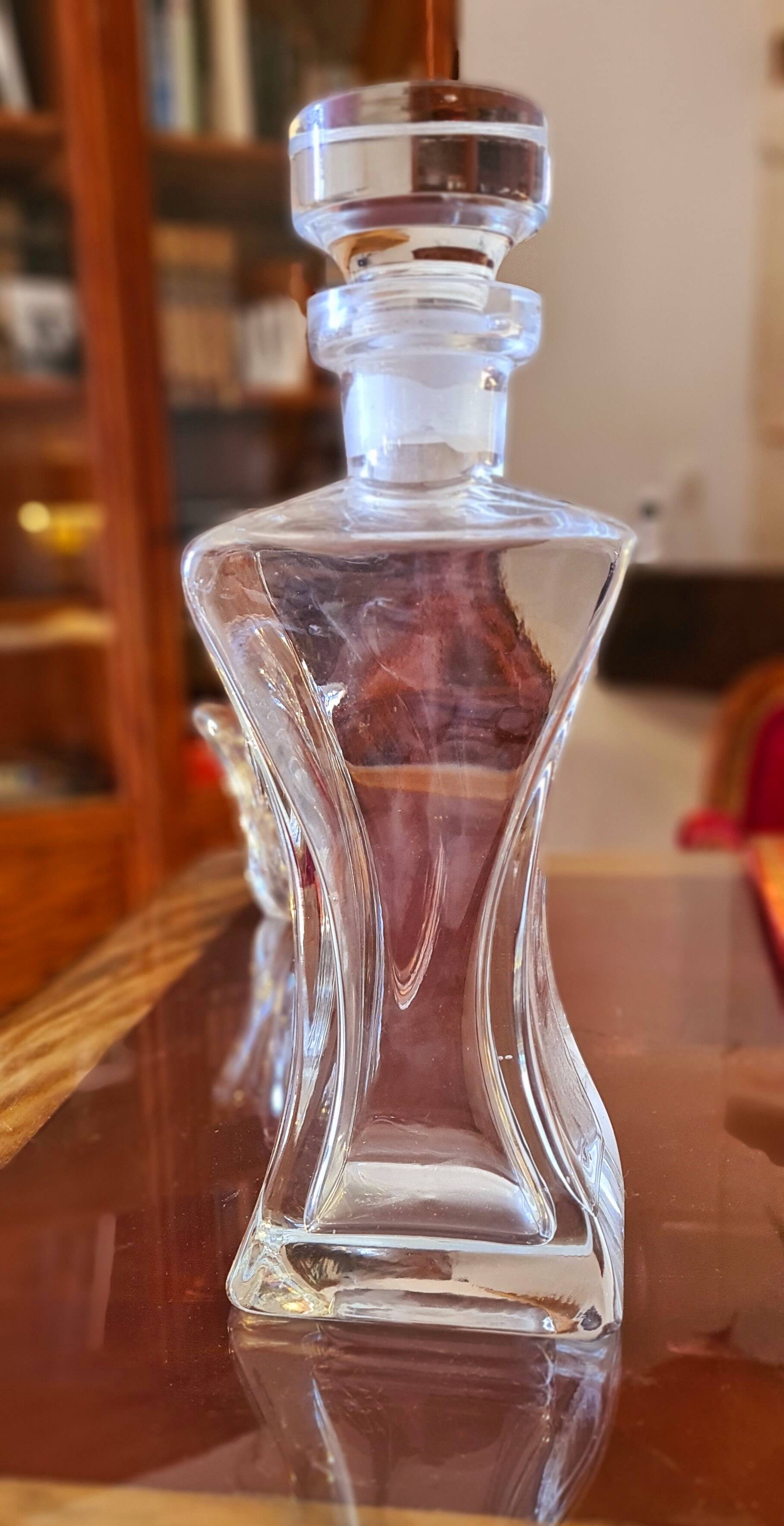 Large crystal decanter