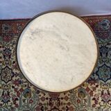 Table hot water bottle top in white marble