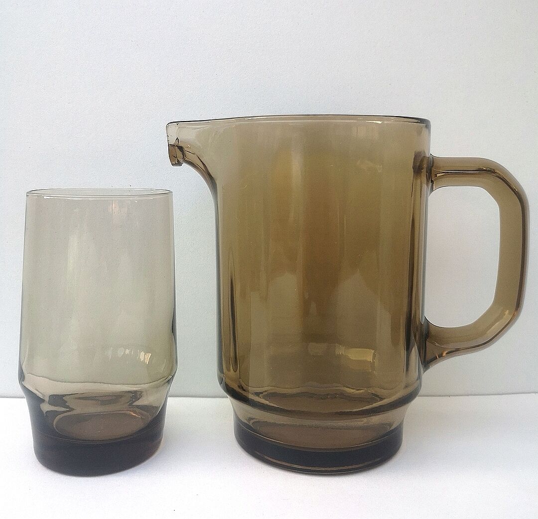 Vintage glass decanter