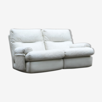 Canapé cuir blanc Ligne Roset