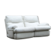 Ligne Roset white leather sofa