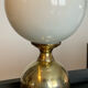 Vintage lamp in brass and opaline 70s