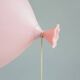 Bilumen 'Balloon' pink wall lamp by Yves Christin, Italy, 1980s.