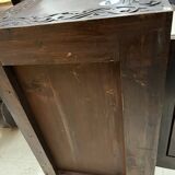Asian style low furniture carved in solid wood